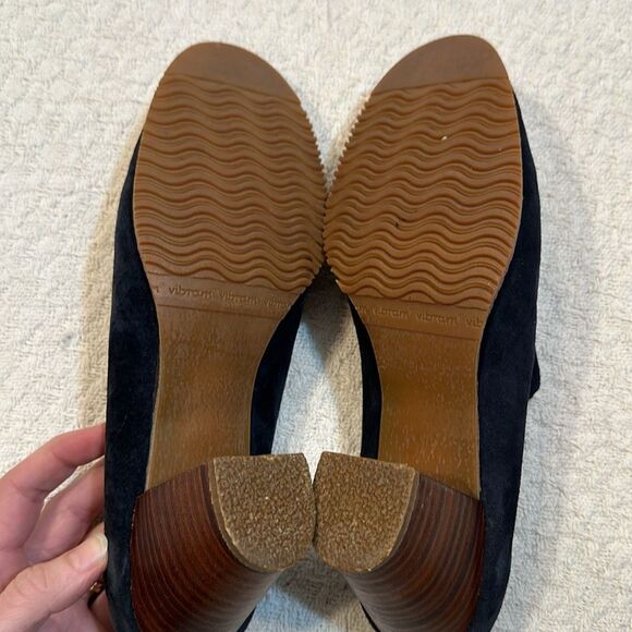 Golo suede shearling lined block wood heeled mules vibram soles size 10 - Picture 6 of 7